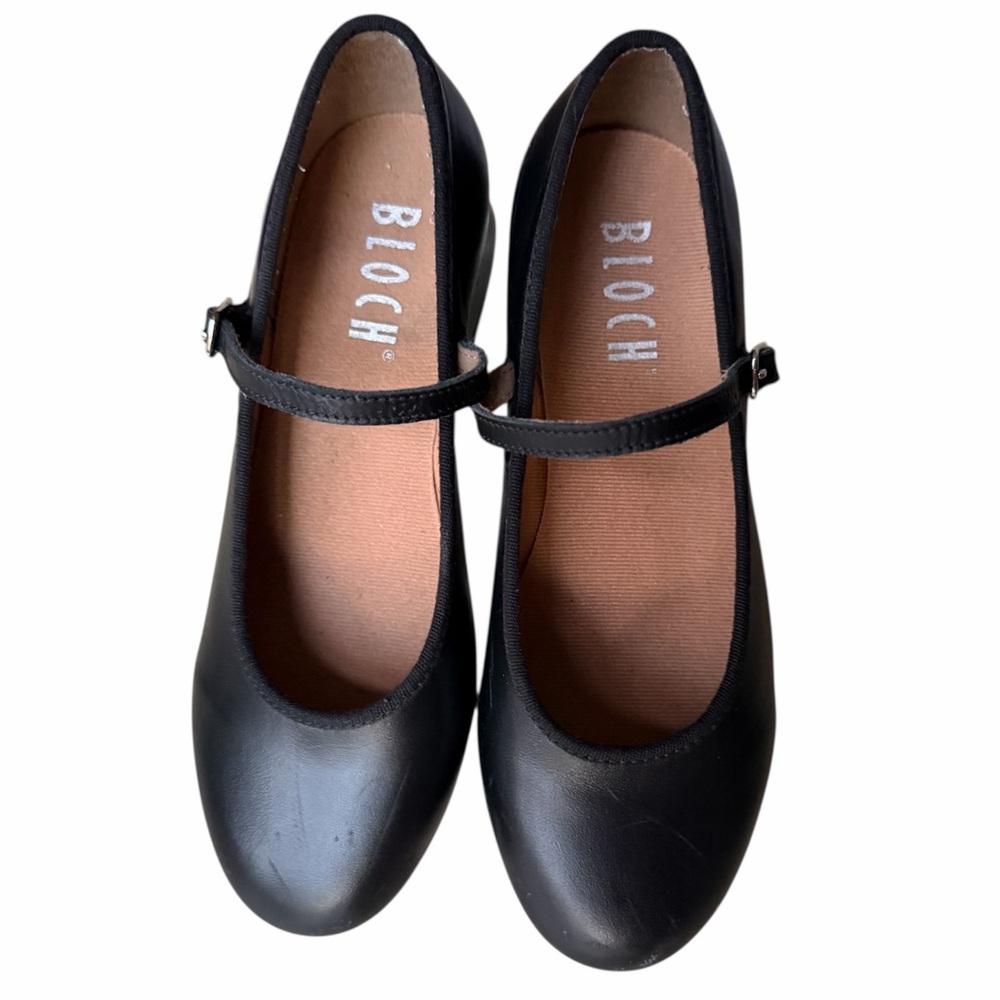 Bloch Girls Black Tap Dancing Dance Shoes, 5